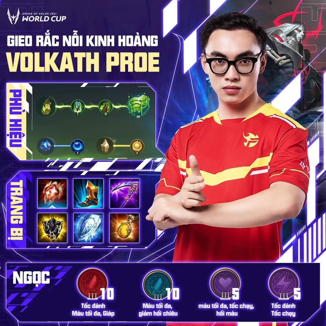 Cách build đồ, build ngọc cực mạnh của tuyển thủ AWC 2021, game thủ Liên Quân muốn leo rank cần học ngay! - Ảnh 3.