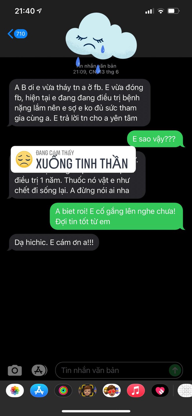 Gia Bảo hé lộ tin nhắn với Đức Long, hoá ra cố diễn viên từng đau đớn kể về bạo bệnh và dặn dò 1 điều gây xúc động - Ảnh 3.