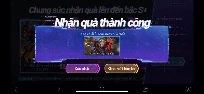 Liên Quân Mobile: Game thủ cực nhọ dính cú lừa skin bậc S  từ sự kiện nhận skin miễn phí, đến mức ngỡ ngàng, ngơ ngác và bật ngửa - Ảnh 4.