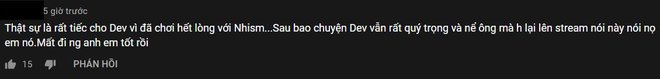 Sau nghi vấn lục đục nội bộ vì gái lạ, Nhism chính thức lên tiếng xin lỗi Dev Nguyễn ngay trên sóng livestream - Ảnh 1.