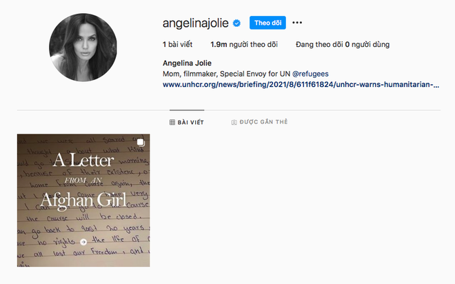 Angelina Jolie chính thức dùng Instagram, ngay post đầu tiên đã khiến fan xôn xao, tán thưởng? - Ảnh 2.