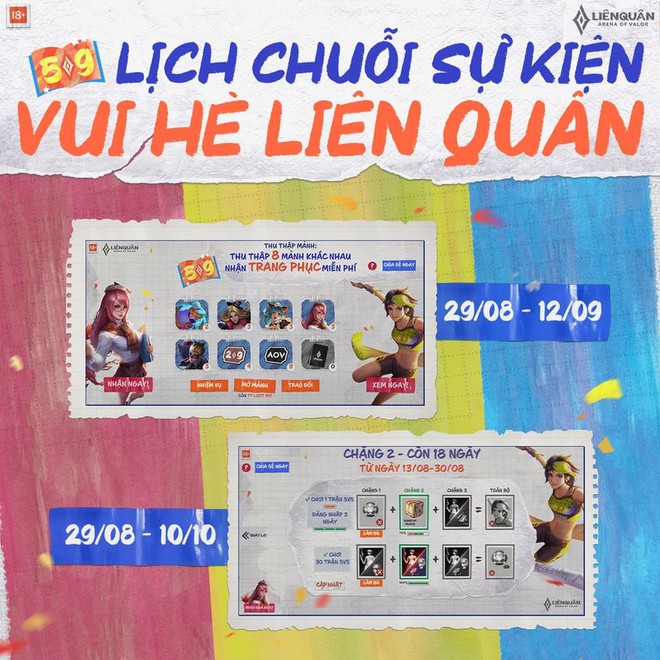 Liên Quân Mobile: Hướng dẫn game thủ nhận miễn phí 2 skin trong sự kiện mới nhất, nghỉ dịch thì ngại gì không cày game hốt quà! - Ảnh 1.