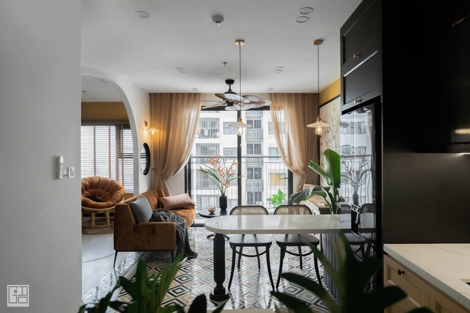 Mua căn hộ Vinhomes Ocean Park, chủ nhà đắp thêm 700 triệu thiết kế theo style Indochine làm nơi nghỉ dưỡng - Ảnh 1.