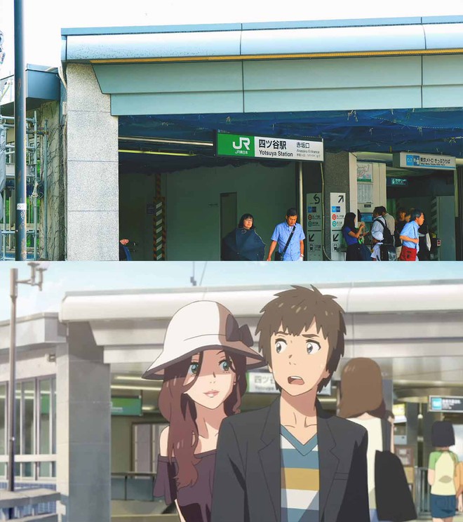 U mê chùm ảnh các địa điểm nổi tiếng Nhật Bản lên anime Your Name: Vẻ đẹp nao lòng không khác gì đời thực! - Ảnh 2.
