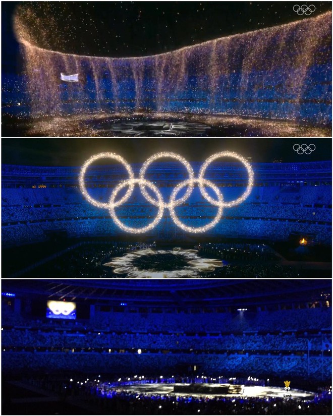 Sự thật về khoảnh khắc đẹp nhất Lễ Bế mạc Olympic Tokyo 2020: Khán giả xem trực tiếp hụt hẫng vì tối thui, có nhìn thấy gì đâu! - Ảnh 5.