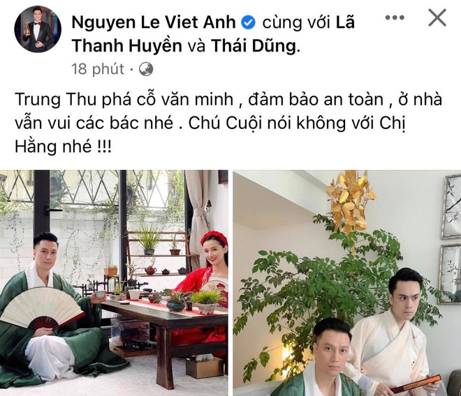 Hà Nội vừa nới lỏng giãn cách, hội bạn Vbiz hoá Hằng Nga đón Trung thu, cặp đôi nghi hẹn hò có thái độ lạ? - Ảnh 8.