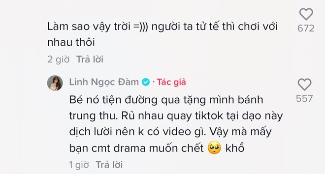 Linh Ngọc Đàm collab thật cồng kềnh với người yêu mới của người yêu cũ, đáp trả thế nào khi đọc bình luận kém duyên? - Ảnh 4.