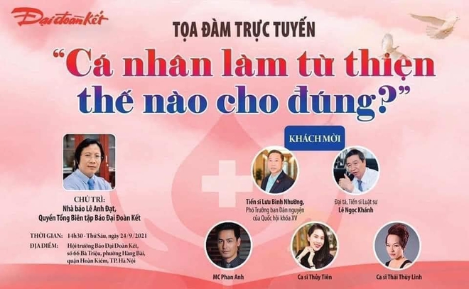 Xôn xao thông tin Thuỷ Tiên và Phan Anh cùng xuất hiện trong 1 buổi toạ đàm trực tuyến về từ thiện - Ảnh 2.