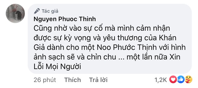 Noo Phước Thịnh xin lỗi khán giả vì bài đăng sặc mùi 18 , cảm nhận 1 điều sau sự cố - Ảnh 3.