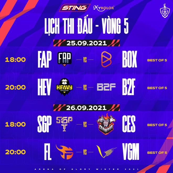Lịch thi đấu chính thức Đấu Trường Danh Vọng Mùa Đông 2021: Team Flash và Saigon Phantom lại chạm mặt nhau trong ngày khai mạc! - Ảnh 7.