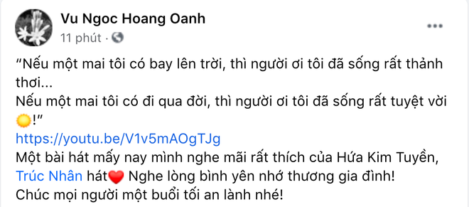 Hoàng Oanh có chia sẻ đầy ẩn ý sau bị gọi vào liên hoàn ồn ào với Huỳnh Anh, nói 1 câu thể hiện rõ tâm trạng - Ảnh 2.