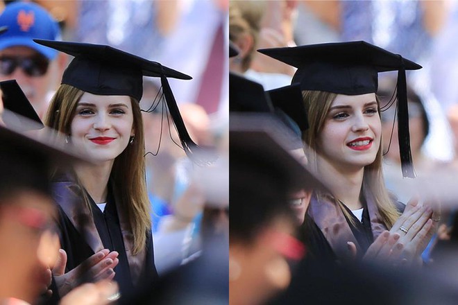 Cả MXH ầm ầm vì ảnh tốt nghiệp huyền thoại của Emma Watson: Nhan sắc chói loà chấp ảnh thường, dàn chồng online đổ dồn xin cưới - Ảnh 2.