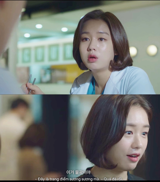 4 màn makeup dọa ma khán giả ở phim Hàn: Đốt lông mi cỡ Duk Sun (Reply 1988) cũng chưa bằng chị gái Hospital Playlist - Ảnh 7.