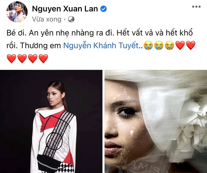 Xuân Lan, Đỗ Mạnh Cường cùng dàn mẫu Vietnams Next Top Model thương tiếc trước sự ra đi của Nguyễn Tuyết - Ảnh 10.