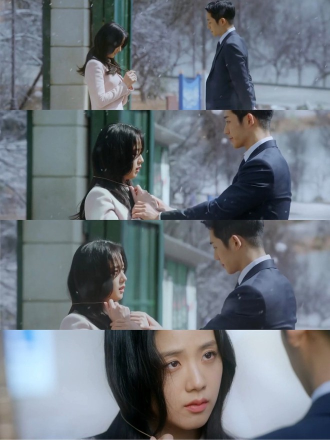 Chùm ảnh ngọt ngào hiếm hoi của Jisoo (BLACKPINK) - Jung Hae In ở Snowdrop: Tan chảy từ cái ôm đến nụ hôn cà phê - Ảnh 5.