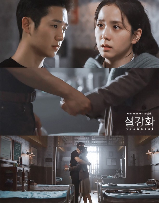 Chùm ảnh ngọt ngào hiếm hoi của Jisoo (BLACKPINK) - Jung Hae In ở Snowdrop: Tan chảy từ cái ôm đến nụ hôn cà phê - Ảnh 8.
