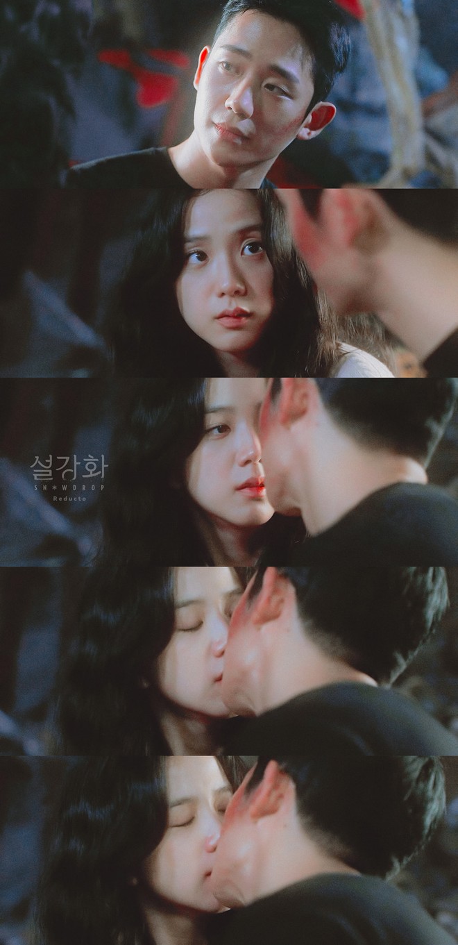 Chùm ảnh ngọt ngào hiếm hoi của Jisoo (BLACKPINK) - Jung Hae In ở Snowdrop: Tan chảy từ cái ôm đến nụ hôn cà phê - Ảnh 11.