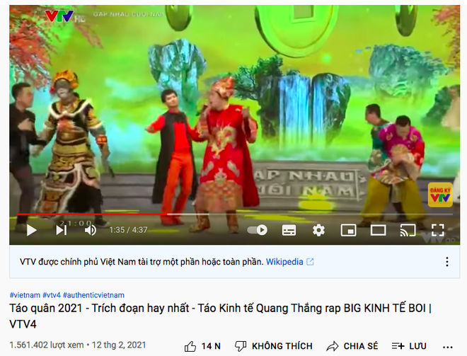 Bản hit của Binz từng xuất hiện tại Táo Quân đạt cả triệu view, “Táo Kinh tế” rap thế nào mà netizen nghe lại khẳng định mãi “chuất” - Ảnh 4.