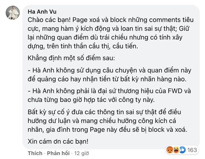 Hà Anh bị ném đá tơi tả vì bàn vụ bé gái 8 tuổi tử vong nhưng tiện tay PR bảo hiểm? - Ảnh 3.