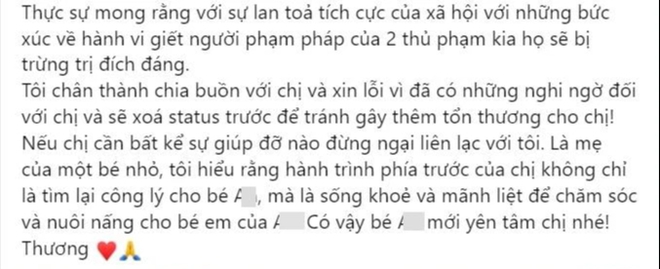 Động thái của siêu mẫu Hà Anh với mẹ bé gái 8 tuổi sau bão chỉ trích: Xin lỗi vì đã nghi ngờ chị - Ảnh 3.