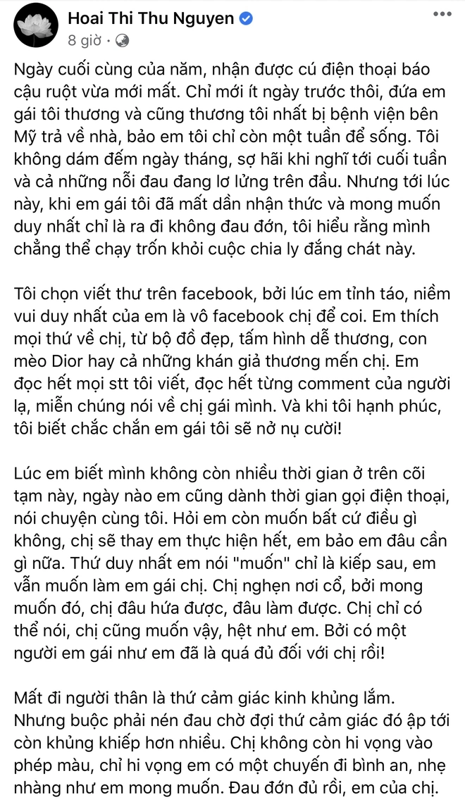Hoa hậu Thu Hoài xót xa đón nhận liên tiếp tin 2 người thân qua đời, dàn sao Việt gửi lời chia buồn - Ảnh 2.