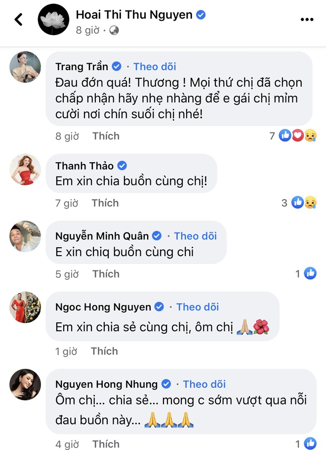 Hoa hậu Thu Hoài xót xa đón nhận liên tiếp tin 2 người thân qua đời, dàn sao Việt gửi lời chia buồn - Ảnh 3.