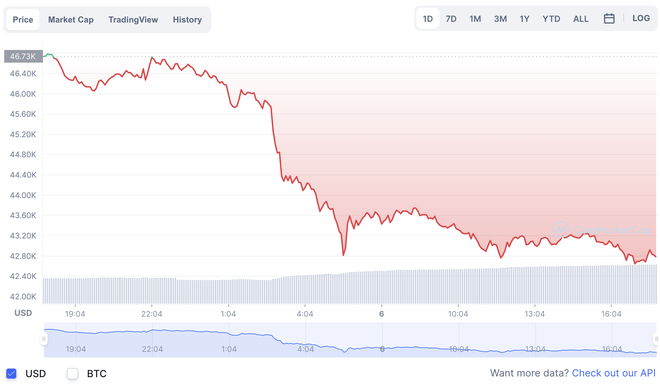 Bitcoin bất ngờ lao dốc, giảm gần 40% so với lúc đạt đỉnh: Nhiều nhà đầu tư hoang mang, lo ngại mùa đông Bitcoin đang tới gần? - Ảnh 2.