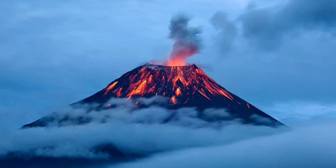 Tungurahua-Eruption