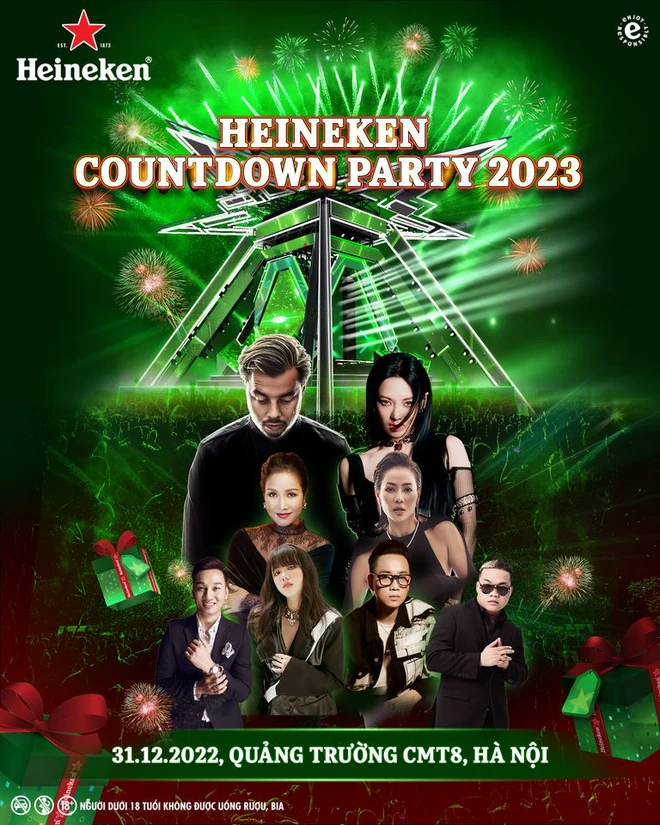 Quầy bar xanh, âm nhạc xịn và ngàn quà tặng &quot;đỉnh chóp&quot; tại Countdown Party 2023 của Heineken: Lần đầu tiên Nha Trang lại &quot;gần&quot; Hà Nội đến thế! - Ảnh 4.
