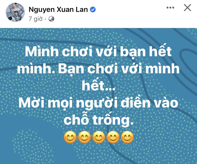 Nửa đêm Xuân Lan đăng status đầy ẩn ý, bị ai đó chơi xấu? - Ảnh 2.