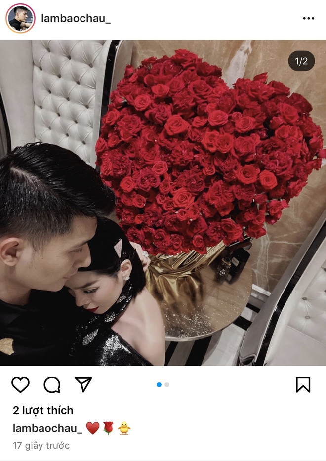 Lệ Quyên ghì chặt Lâm Bảo Châu trong đêm Valentine, còn gọi bạn trai 1 tiếng chồng - Ảnh 2.