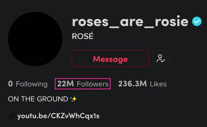 Rosé (BLACKPINK) cán mốc 22 triệu follower TikTok, là tài khoản thứ 3 của Kpop đạt được con số khủng này! - Ảnh 2.