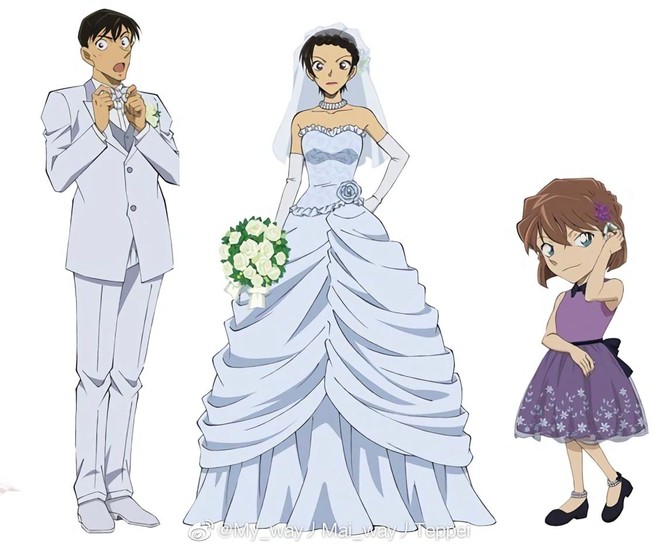 HOT: Lộ ảnh cưới của cặp Conan - Ran ở phim mới, thuyền tình yêu chính thức cập bến sau hơn 25 năm? - Ảnh 3.