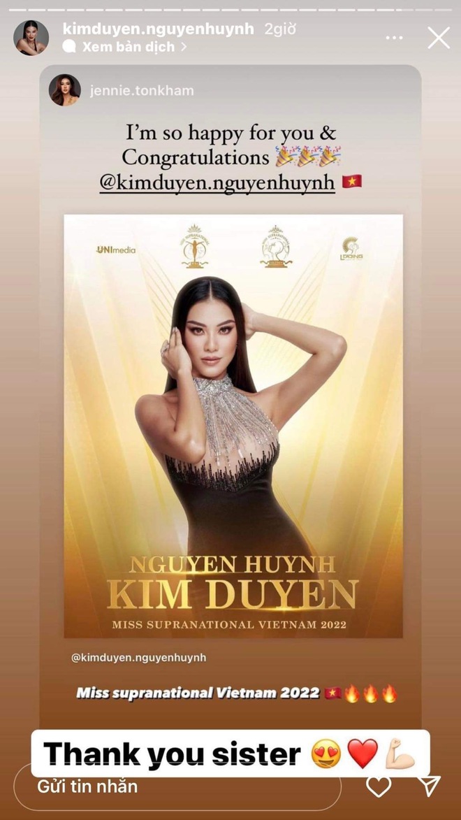 Hội chị em Miss Universe toàn thế giới đồng loạt phản ứng khi biết Kim Duyên lại tiếp tục đi thi quốc tế - Ảnh 3.