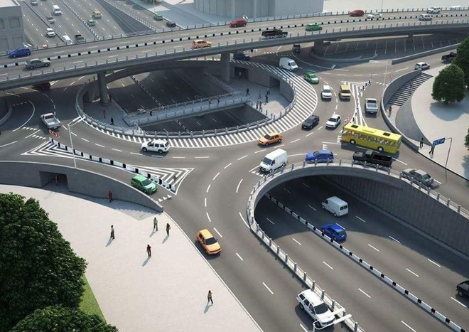 Ảnh, clip: Cận cảnh nút giao thông hơn 723 tỷ sắp được hoàn thành tại Đà Nẵng, gây ấn tượng với đường hầm lộ thiên cực độc đáo - Ảnh 19.