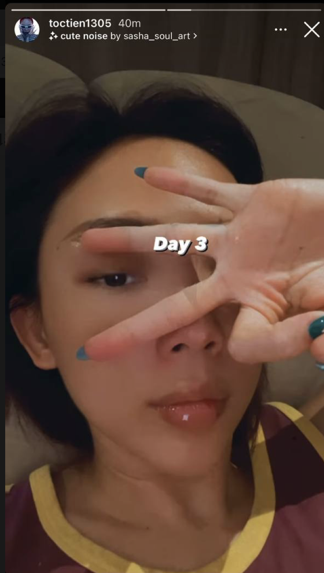 Tóc Tiên thành F1 sau khi tiếp xúc với JustaTee và Soobin Hoàng Sơn: Đăng ảnh check-in day 3, netizen lo lắng vì điều này? - Ảnh 2.