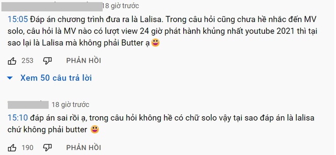 Game show Việt sai kiến thức Kpop, fan BTS và Lisa (BLACKPINK) yêu cầu nhà sản xuất đính chính - Ảnh 4.