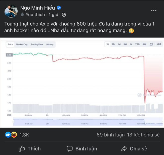 Hiếu PC, Zet Under nói gì về việc Axie Infinity bị hack với 622 triệu USD bốc hơi trong nháy mắt? - Ảnh 2.