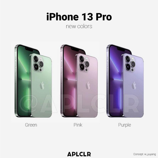 iPhone 13 sẽ có tới 3 màu mới: Ngoài hồng, tím còn có cả xanh lá, đảm bảo đốn tim chị em ngay từ cái nhìn đầu tiên! - Ảnh 2.