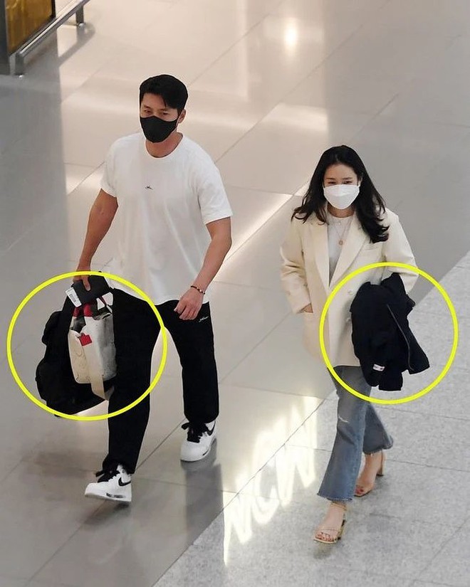 Lộ clip Hyun Bin và Son Ye Jin sóng đôi sau khi cố tình tách lẻ tại sân bay, chồng chiều vợ đến mức ngọt tràn màn hình thế này đây - Ảnh 8.