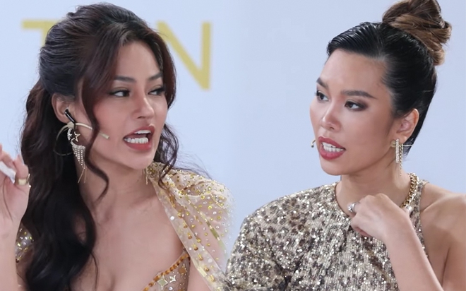 Vắng Xuân Lan, Hà Anh lại tranh cãi tưng bừng với Vũ Thu Phương tại Miss Universe Vietnam - Ảnh 5.