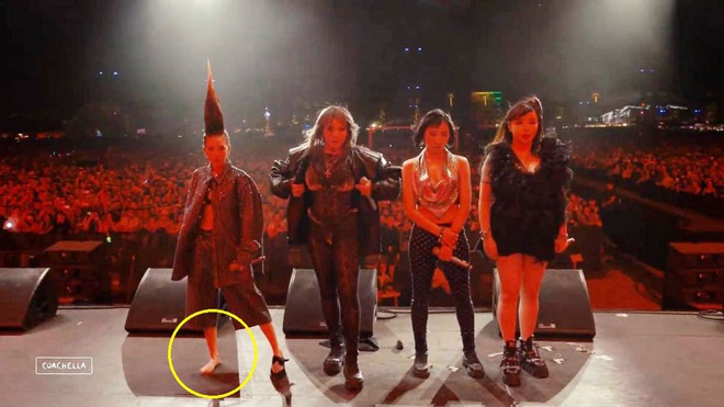 Dara (2NE1) tìm thấy chiếc giày thất lạc khi biểu diễn ở Coachella chưa nhỉ? - Ảnh 2.