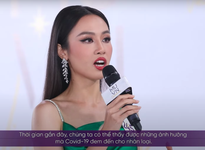 Clip: Giữa dàn mỹ nhân Miss Universe bắn tiếng Anh như nuốt mic, Hương Ly bị Hà Anh chê nói “kém sang” - Ảnh 4.
