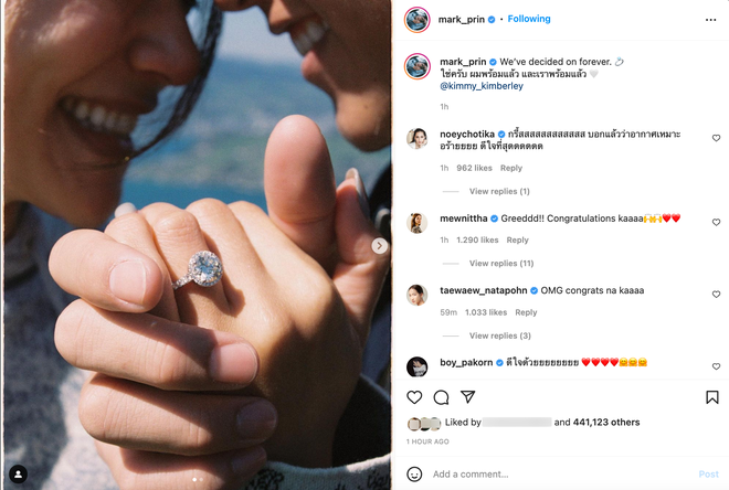 Cặp đôi hot nhất Thái Lan Mark Prin và Kimmy tuyên bố kết hôn sau 9 năm, cả Nadech - Yaya chứng kiến màn cầu hôn ở Thụy Sĩ - Ảnh 6.
