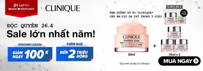 HOT: Ngày 26/4 này, Clinique tung sale chạm đáy cho nàng yêu chiều làn da, mua 1 tặng 1 fullsize, đặt cọc ngay hôm nay nhận thêm quà 550k! - Ảnh 12.