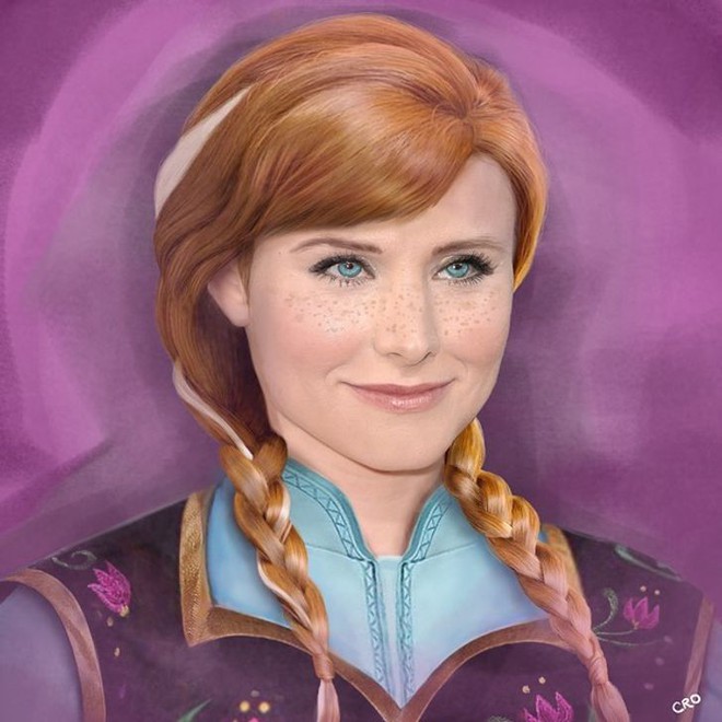 Mê xỉu phiên bản gấp đôi visual của diễn viên lồng tiếng và nhân vật Disney: Elsa bị em gái át vía, trùm cuối chặt đẹp mọi bản gốc - Ảnh 6.