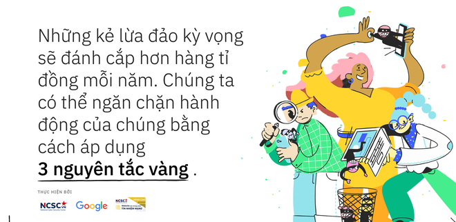 Trung tâm Giám sát an toàn không gian mạng quốc gia (NCSC) và Google cho ra mắt website giúp nhận biết lừa đảo trực tuyến - Ảnh 3.