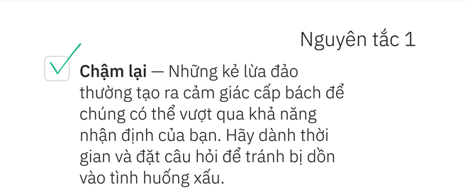 Trung tâm Giám sát an toàn không gian mạng quốc gia (NCSC) và Google cho ra mắt website giúp nhận biết lừa đảo trực tuyến - Ảnh 4.