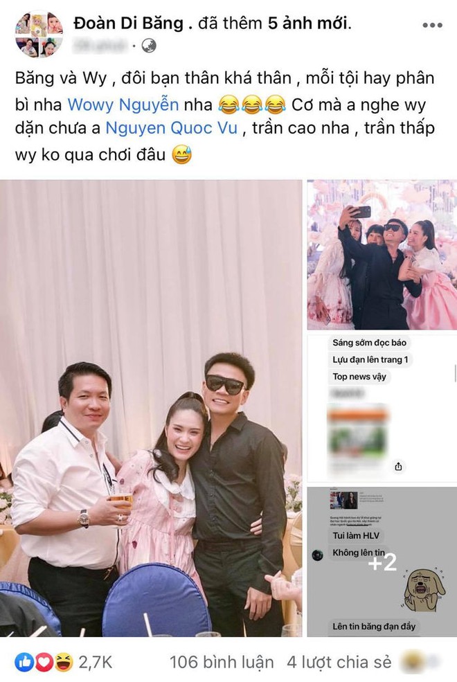 Đại gia Đoàn Di Băng đáp trả cực gắt khi được netizen cảnh báo chuyện Wowy chuyên nịnh người giàu - Ảnh 4.