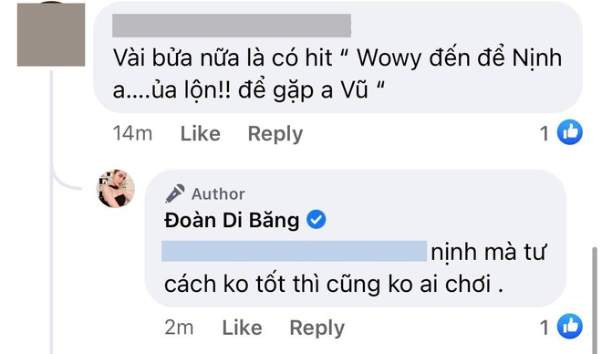 Đại gia Đoàn Di Băng đáp trả cực gắt khi được netizen cảnh báo chuyện Wowy chuyên nịnh người giàu - Ảnh 3.